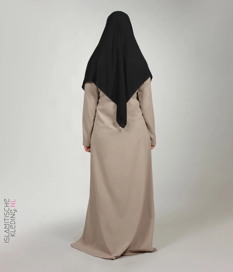 Chiffon Khimar Schwarz