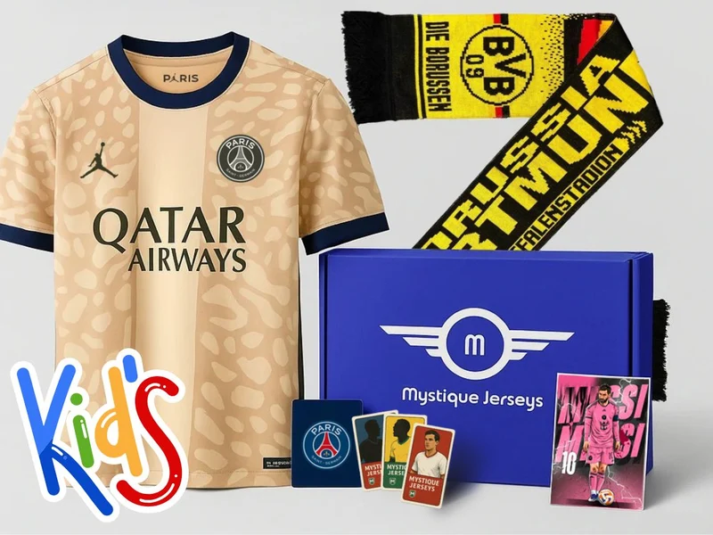 Premium-Mystery-Fußballtrikot-Box für Kinder