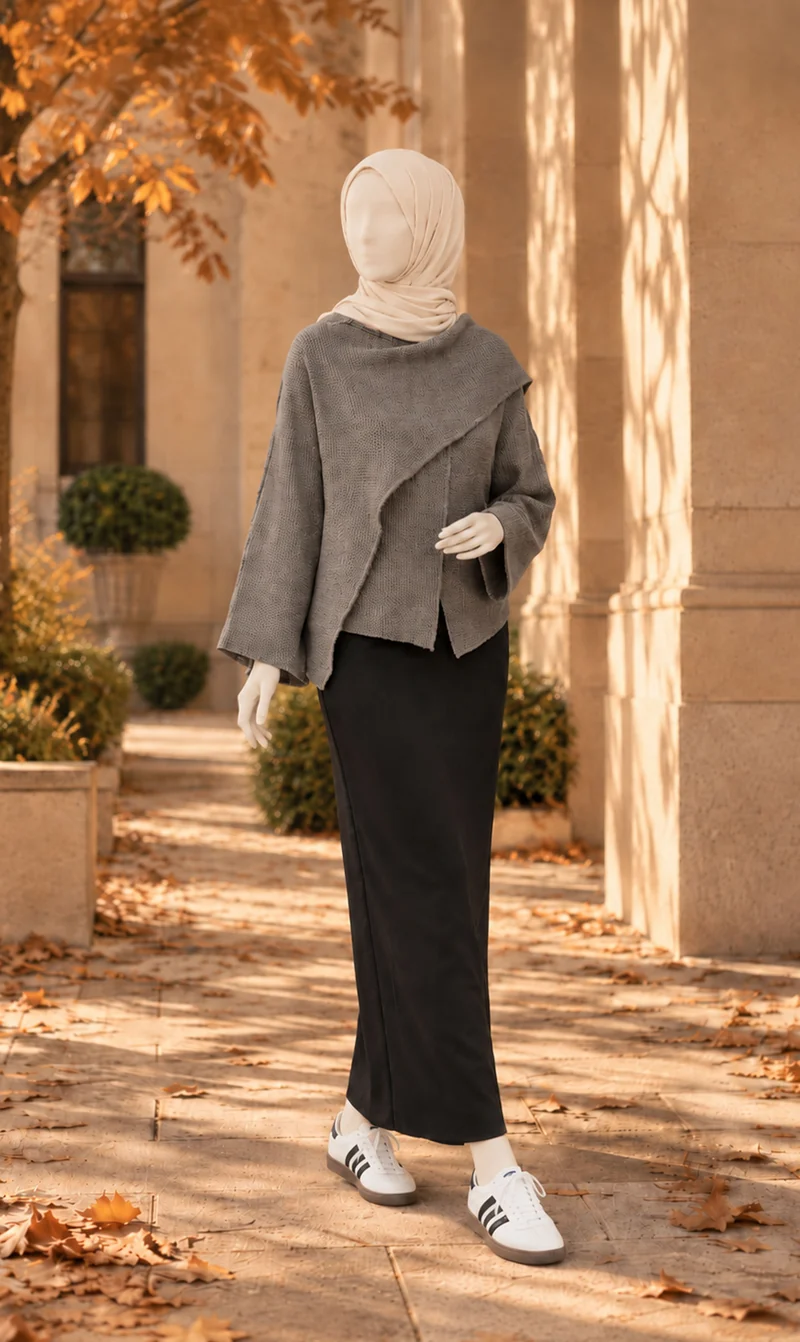 Weicher Strick-Wickelcardigan