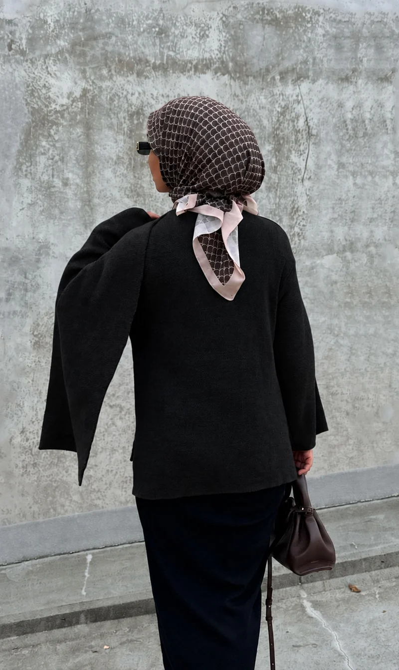 Weicher Strick-Wickelcardigan