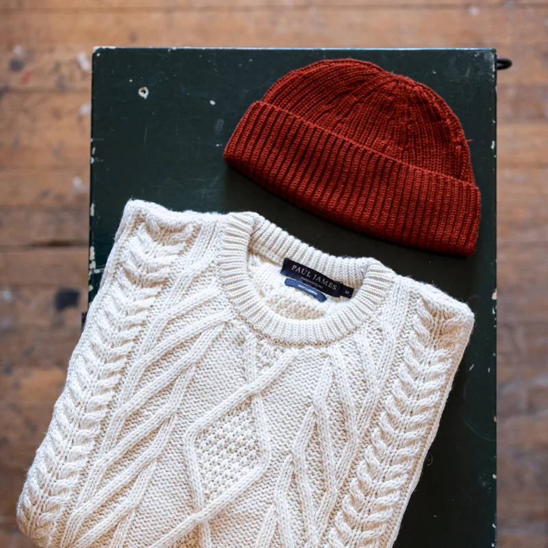 Heavyweight Extra Fine Merino Fisherman Beanie