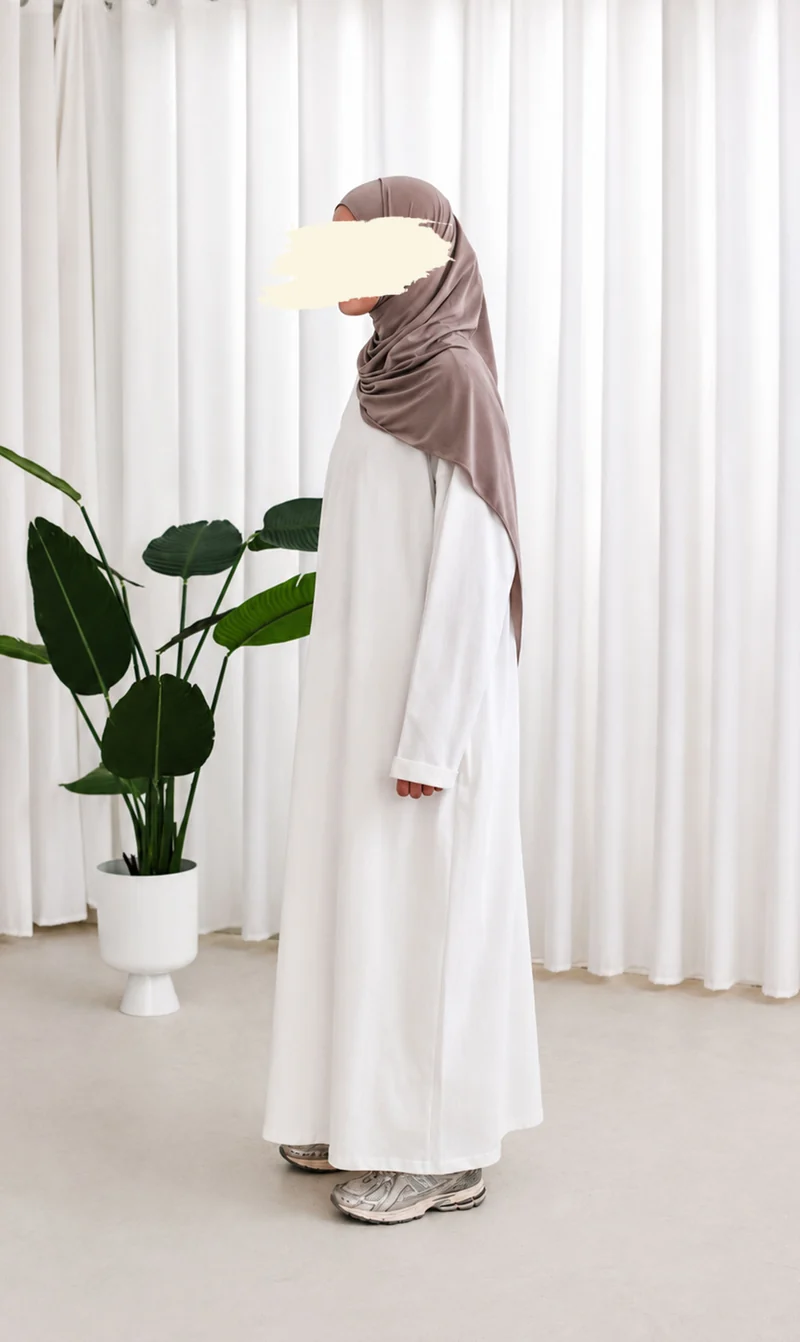 Bequemes Baumwoll-T-Shirt Abaya Busra