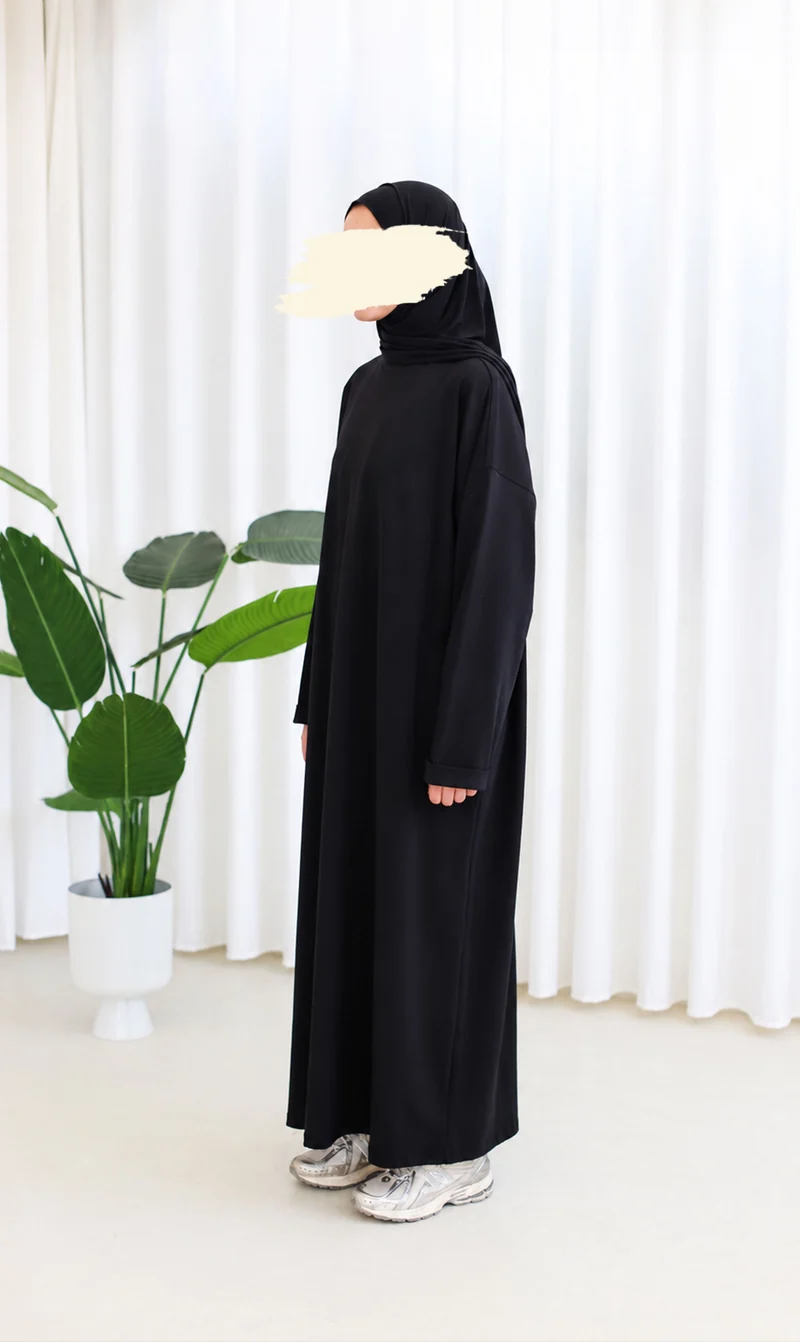 Bequemes Baumwoll-T-Shirt Abaya Busra