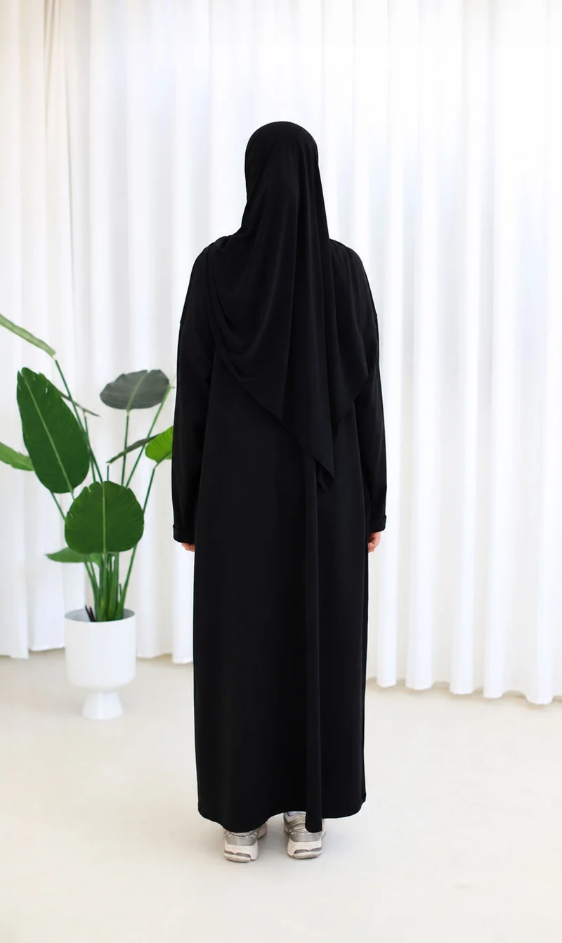 Bequemes Baumwoll-T-Shirt Abaya Busra
