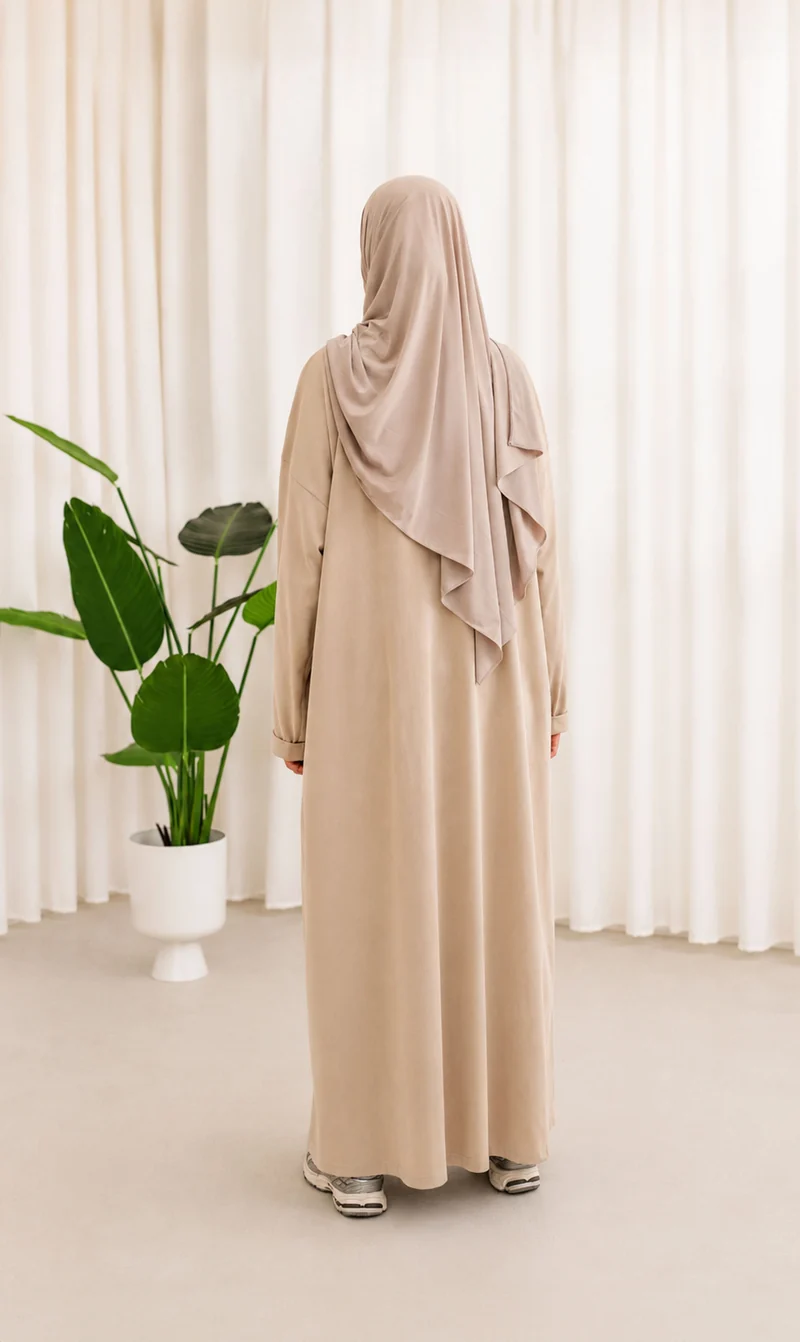 Bequemes Baumwoll-T-Shirt Abaya Busra