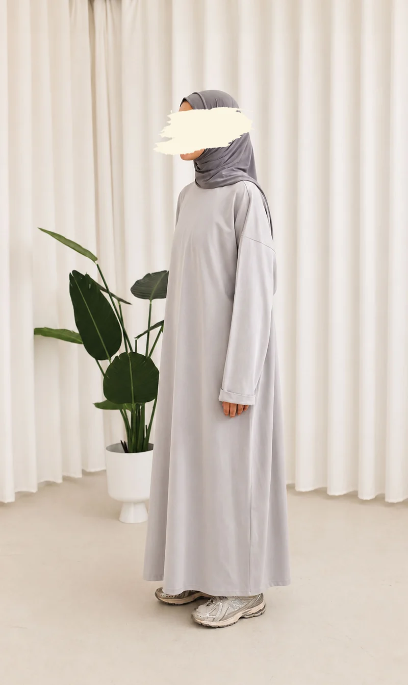 Bequemes Baumwoll-T-Shirt Abaya Busra