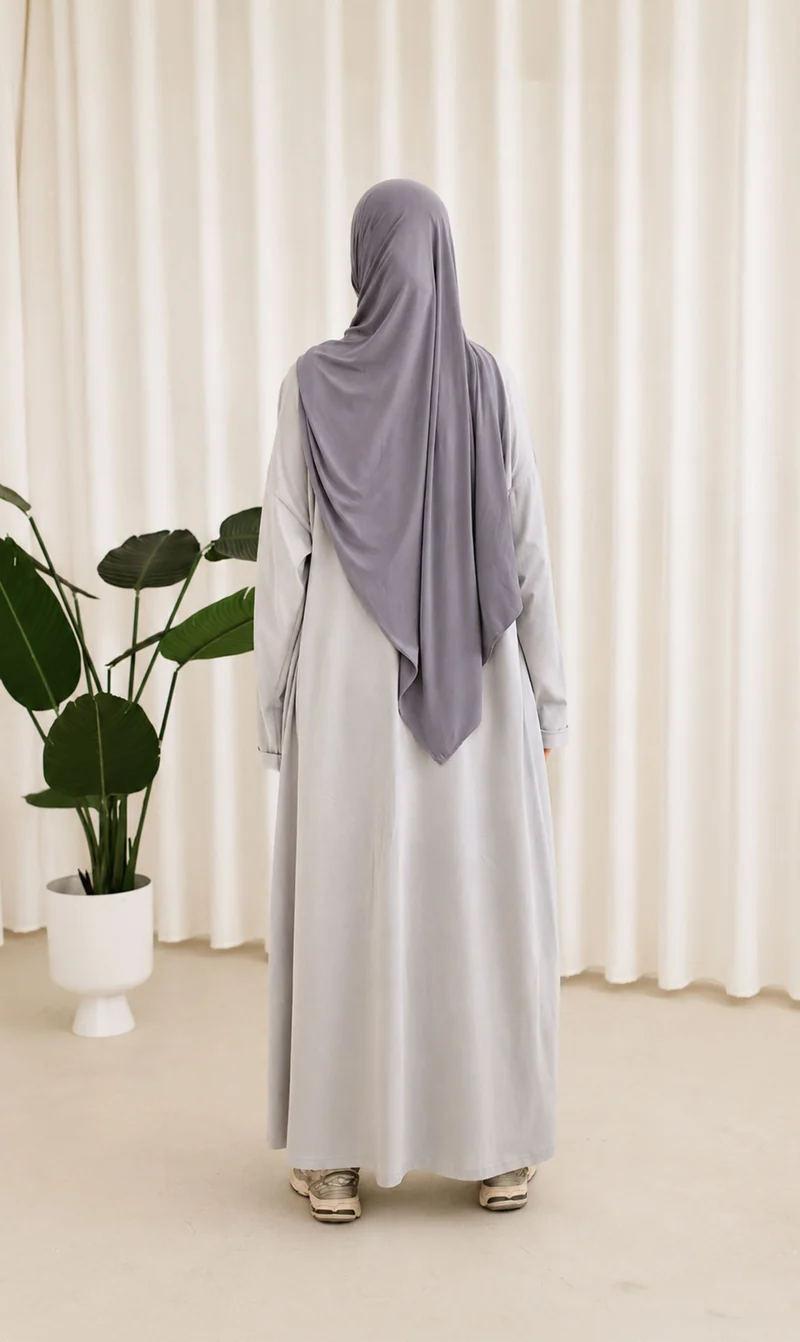 Bequemes Baumwoll-T-Shirt Abaya Busra