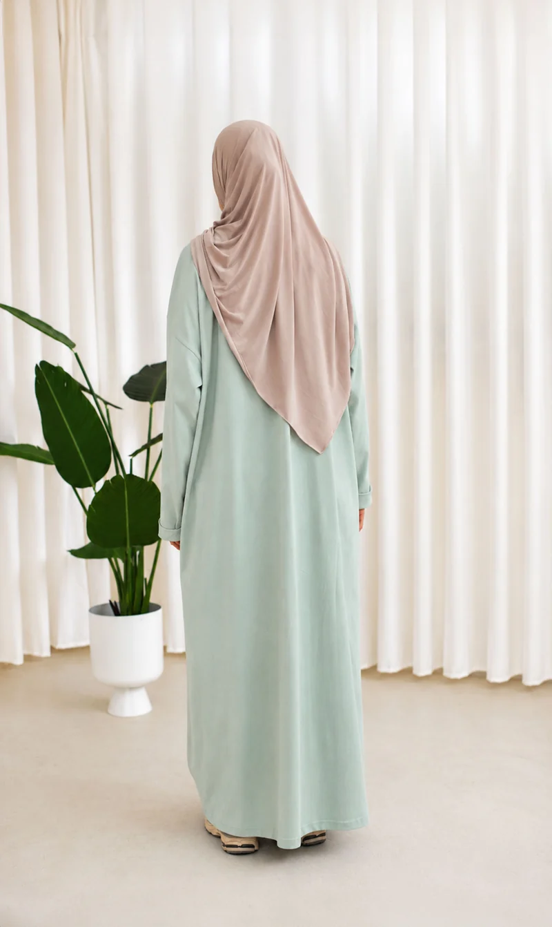 Bequemes Baumwoll-T-Shirt Abaya Busra