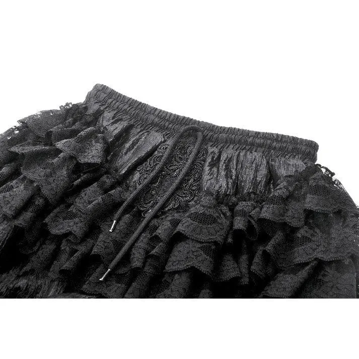 Gothic Lolita Mehrlagige Laternenshorts für Damen