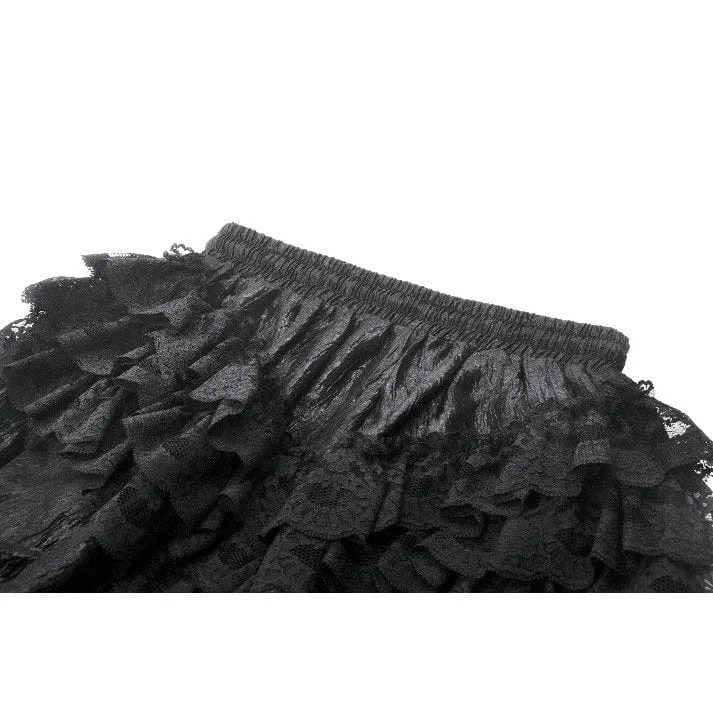 Gothic Lolita Mehrlagige Laternenshorts für Damen