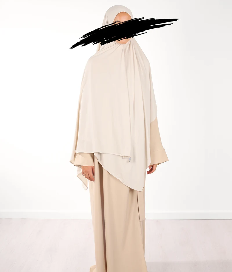 Präm. Jersey-Schal USW 100*200 – Creme
