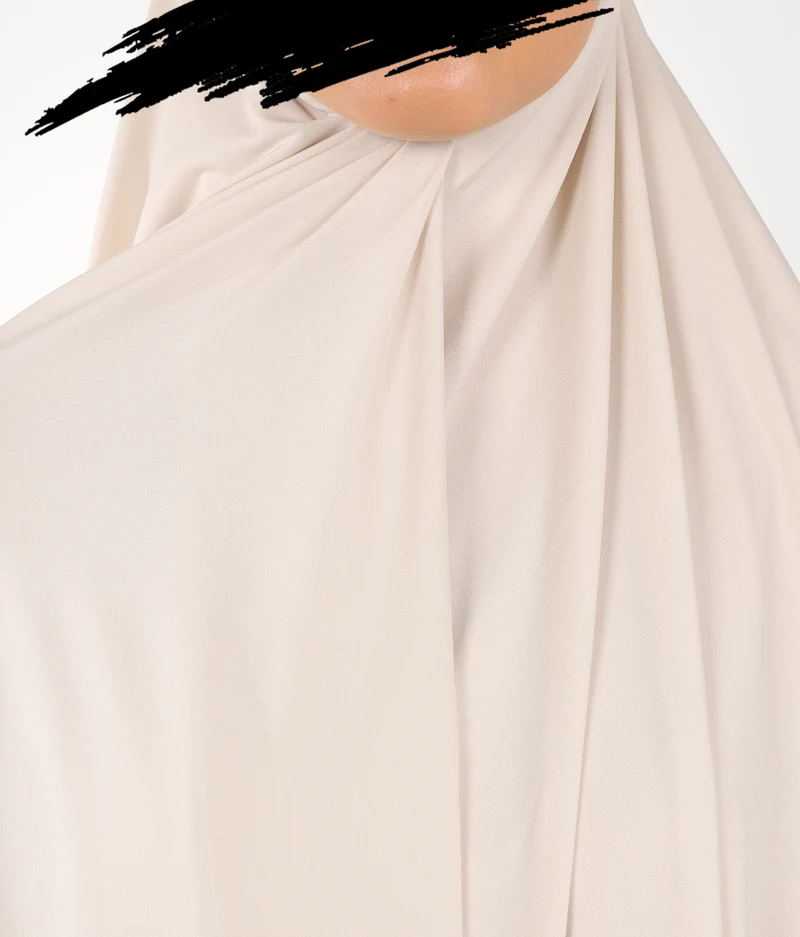 Präm. Jersey-Schal USW 100*200 – Creme