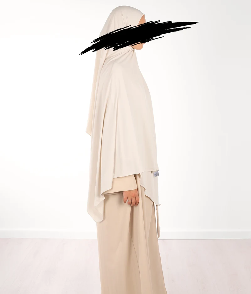 Präm. Jersey-Schal USW 100*200 – Creme