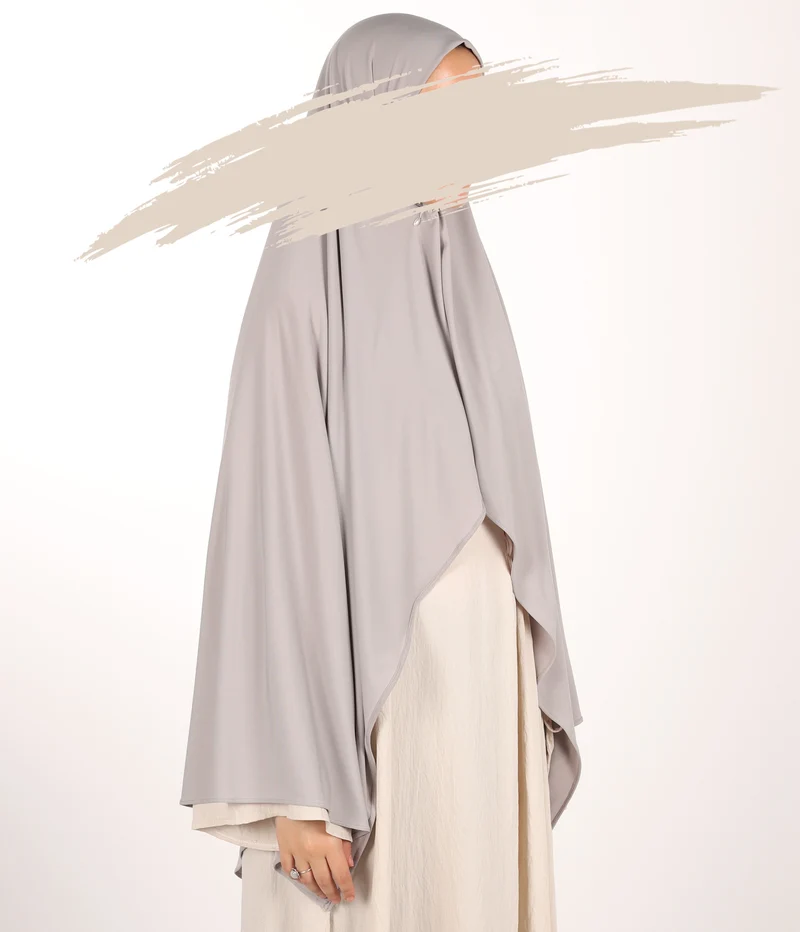 Jersey Premium Square – Grau Creme