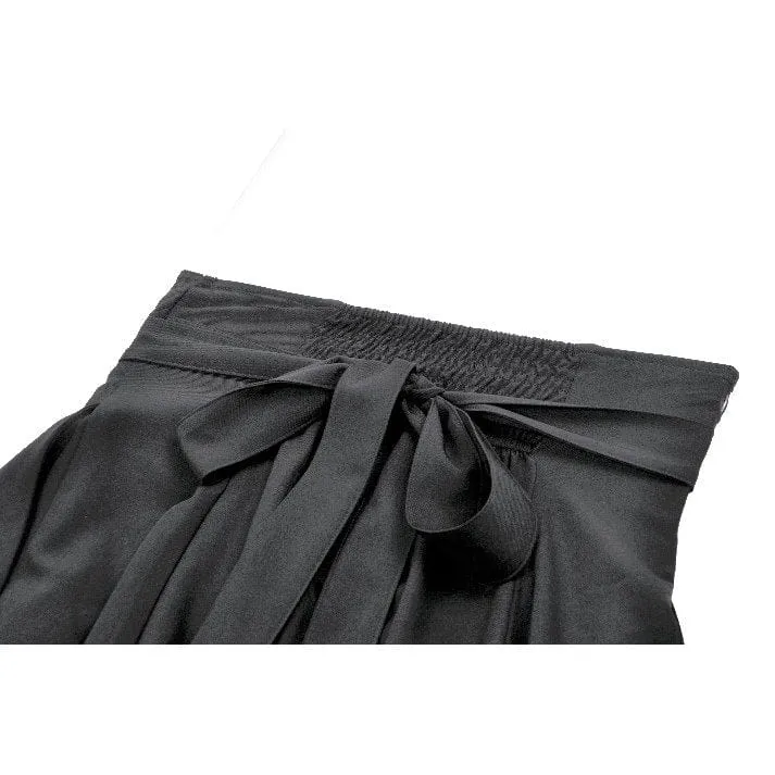 Gothic-Maxirock mit Stickereien für Damen