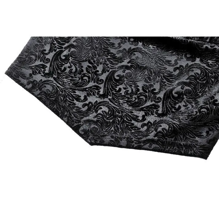 Tanktop aus Gothic-Samt mit Prägung für Damen