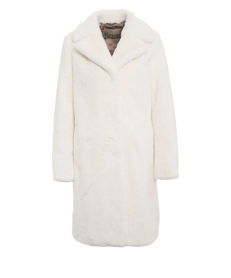 Cappotto in pelliccia sintetica