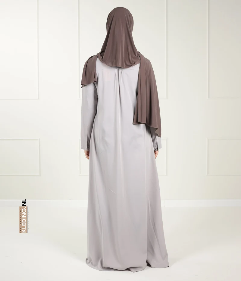 Abaya A-Linie – Ellysa – Steingrau