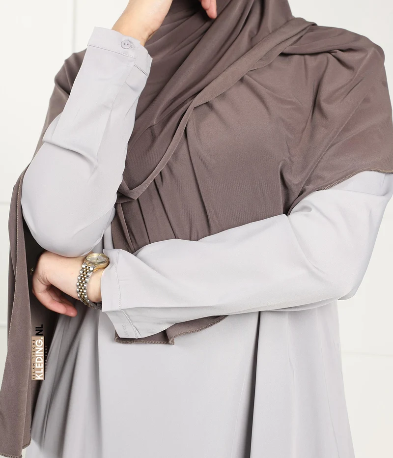 Abaya A-Linie – Ellysa – Steingrau
