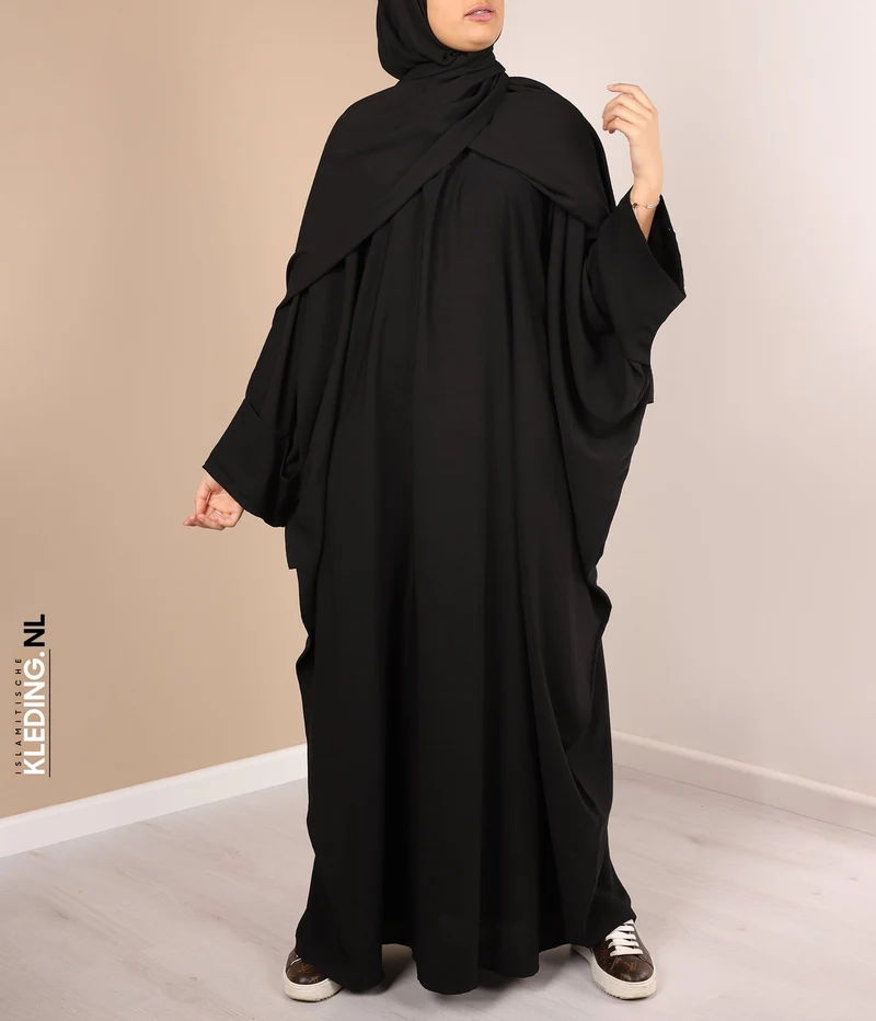 Bisht Farasha - Schwarz