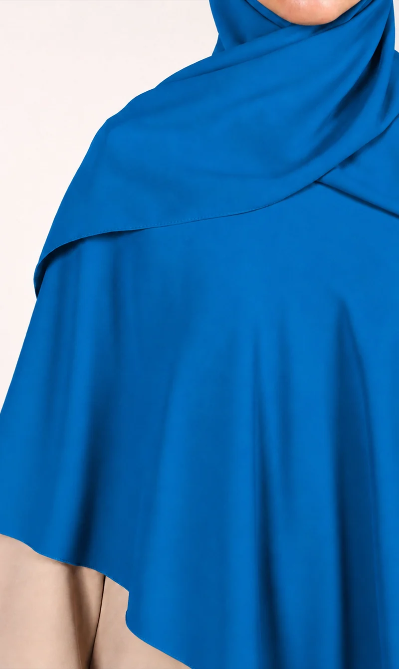 Instant Khimar Hijab – Meeresblau