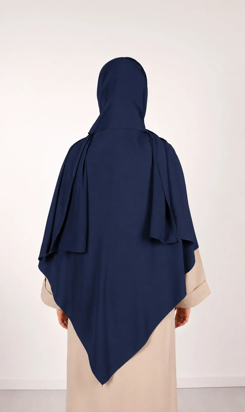 Instant Khimar Hijab - Marineblau