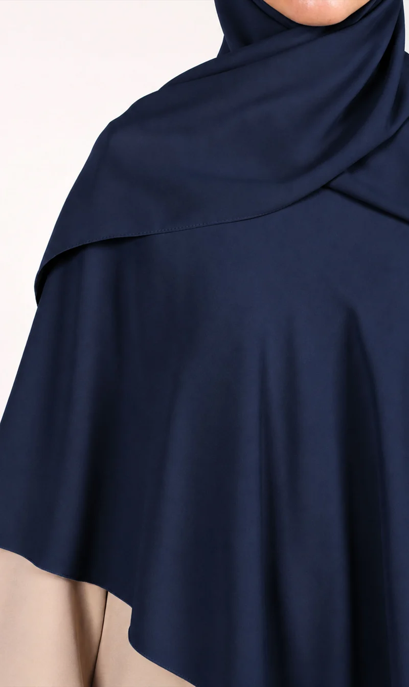 Instant Khimar Hijab - Marineblau