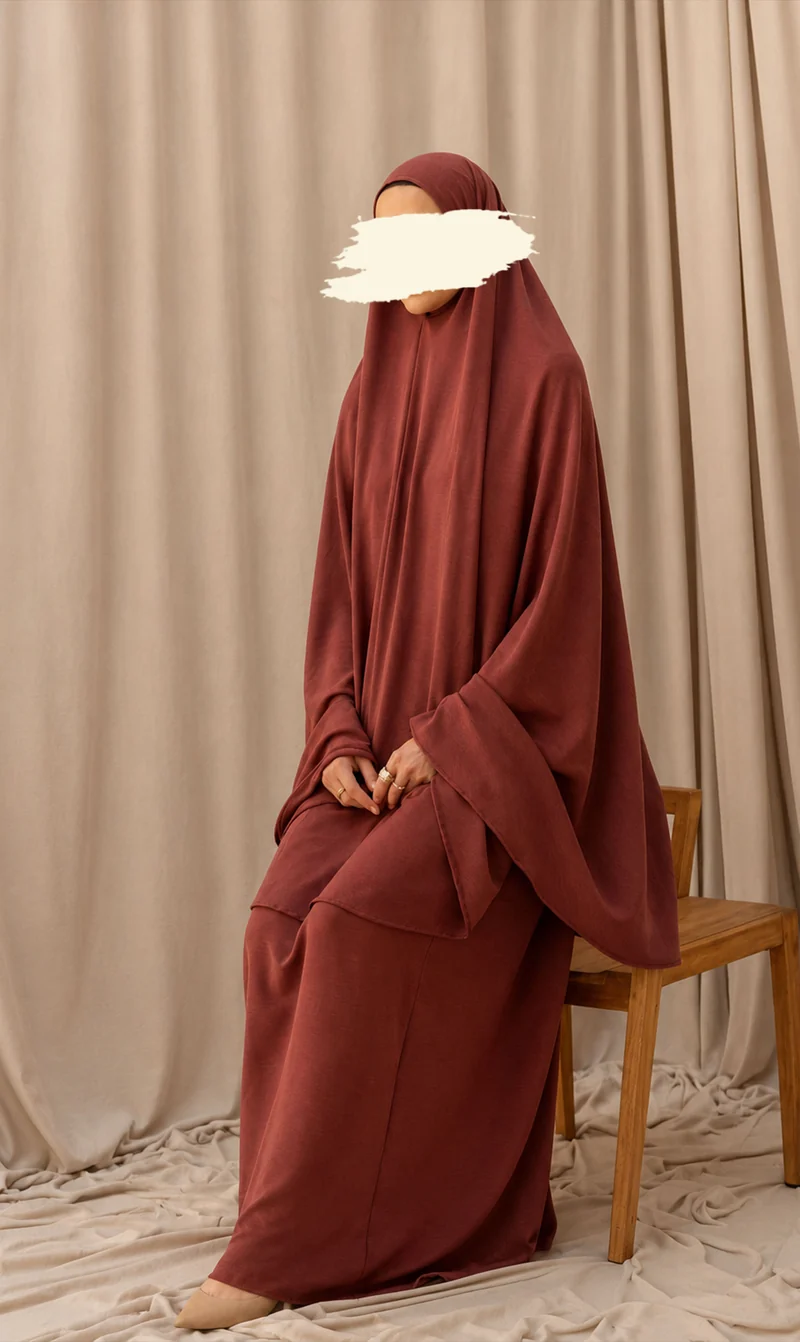 Knie-Khimar mit Rock-Set JAZZ - Mahagoni