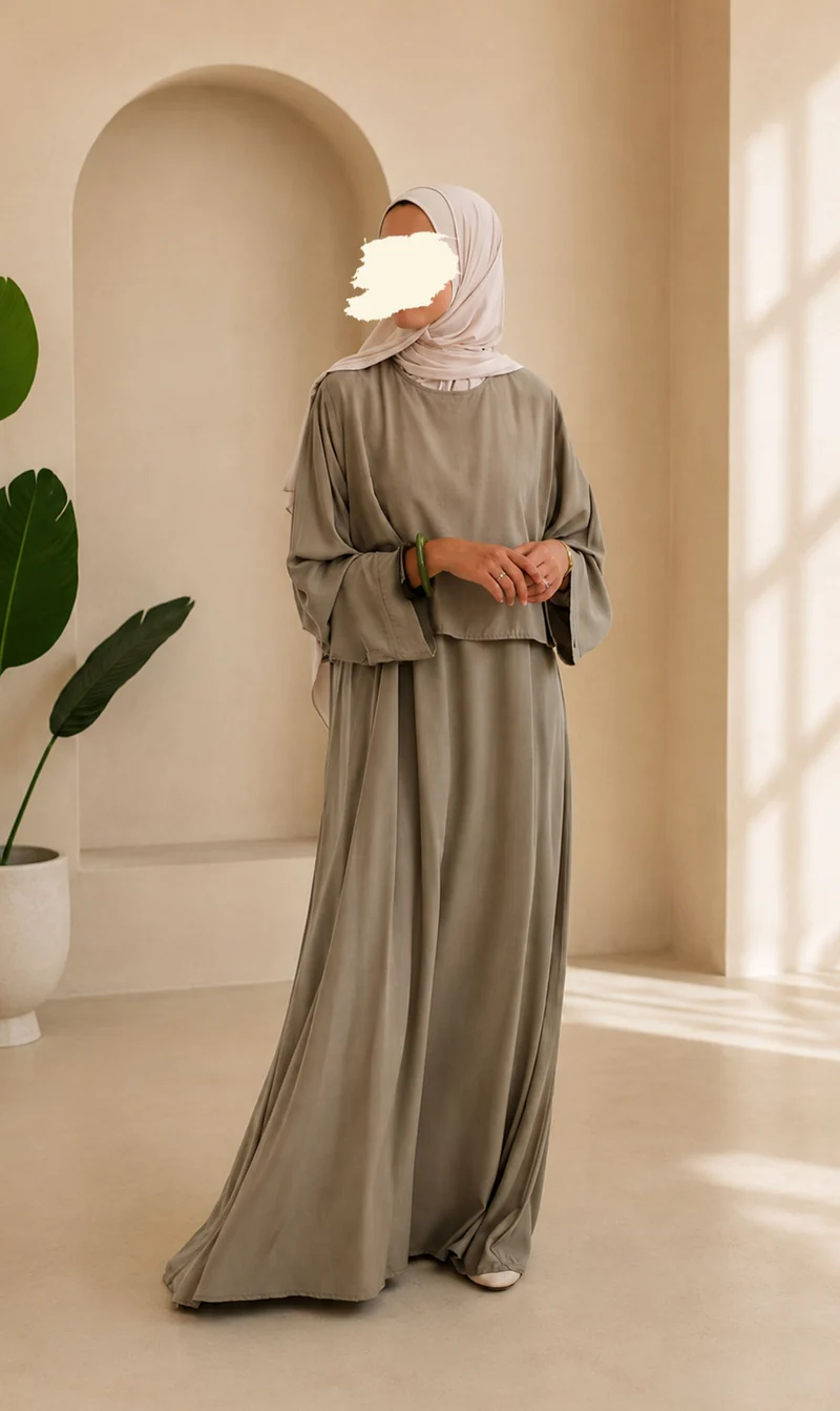 Abaya Doppellagig Safawi