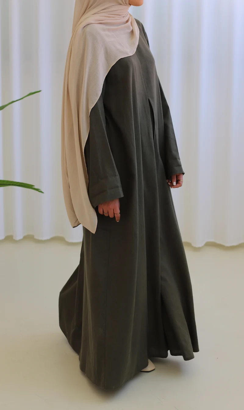 Leinen-Abaya Tapuah
