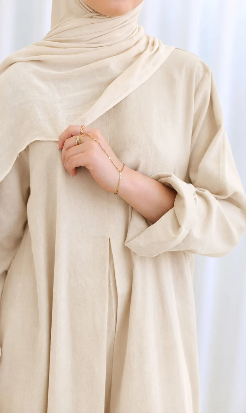 Leinen-Abaya Tapuah