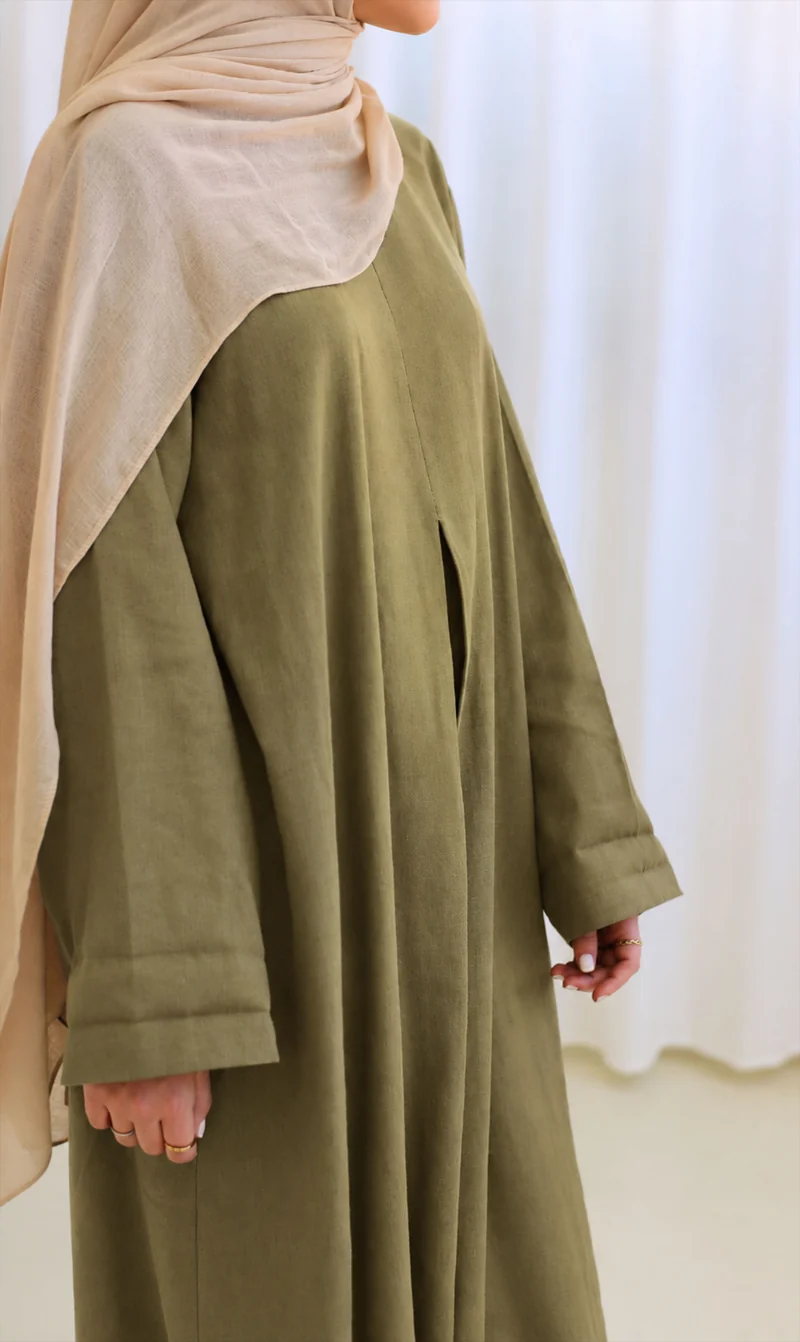 Leinen-Abaya Tapuah