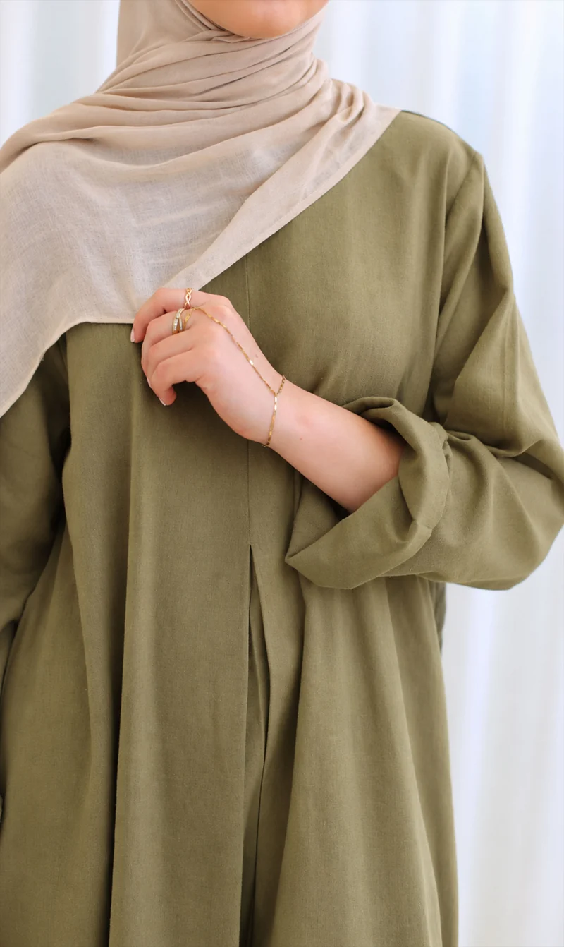 Leinen-Abaya Tapuah