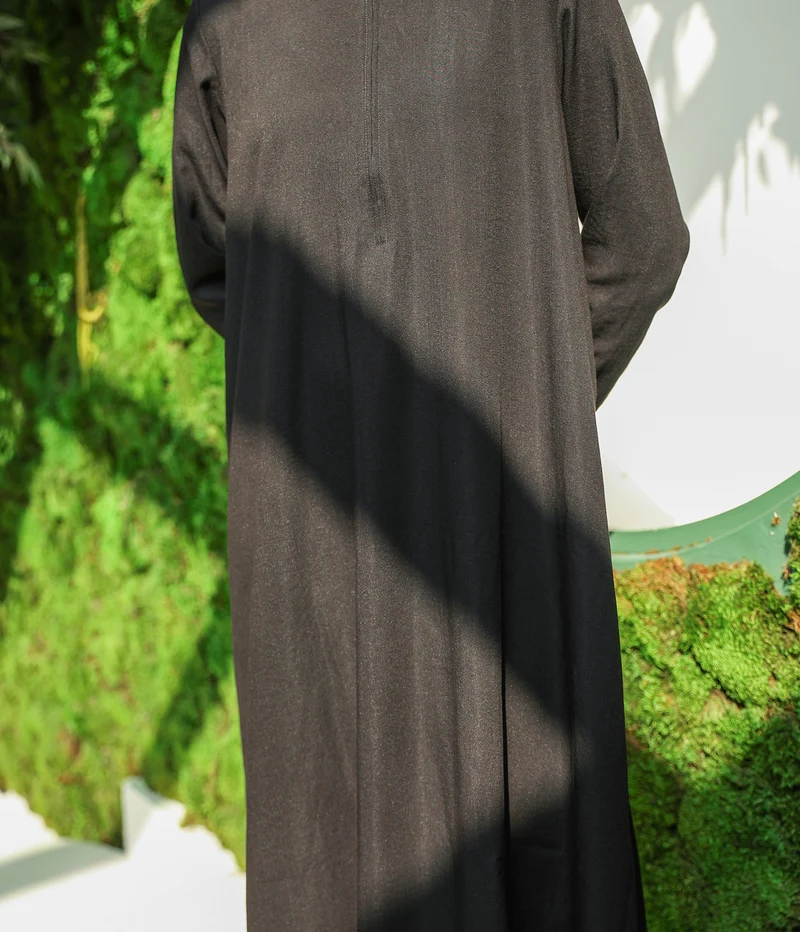 Weiches Leinen Basic Shawyah - Schwarz