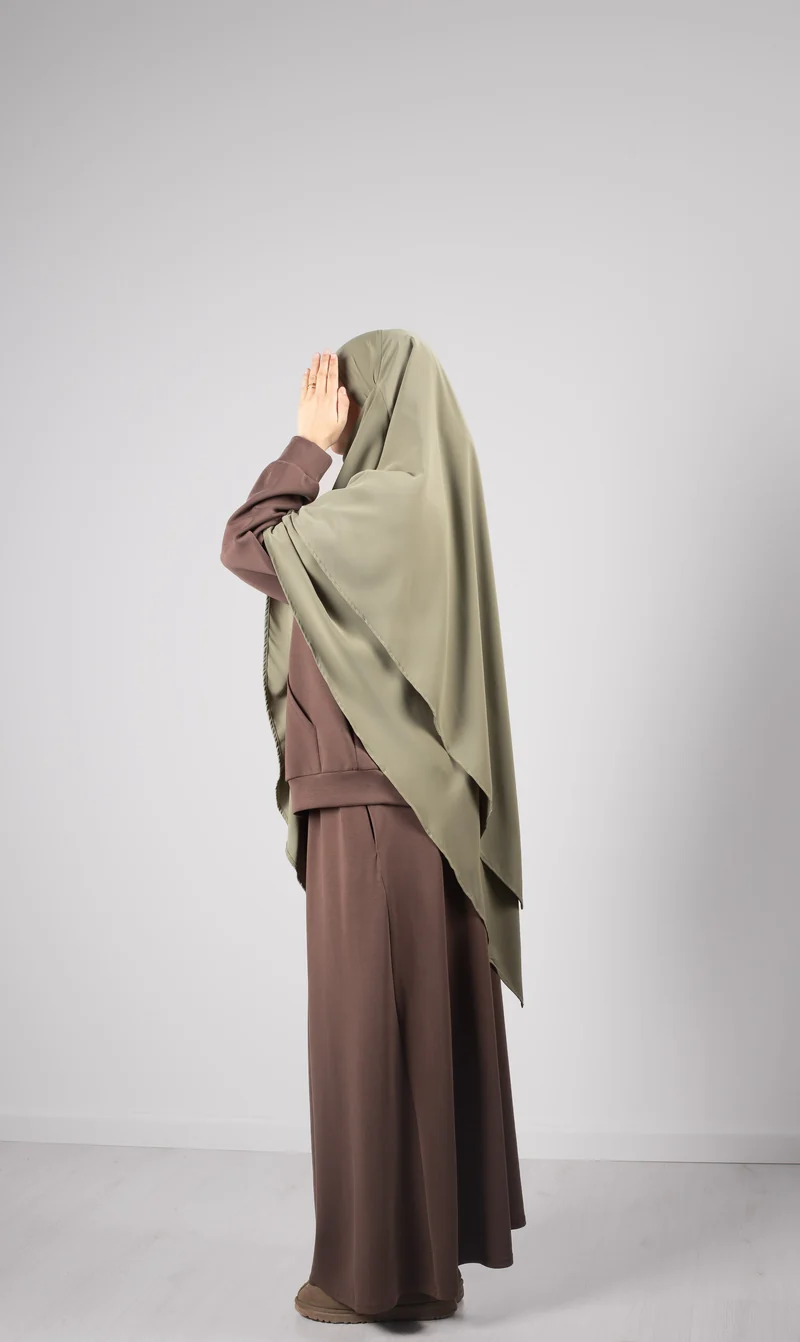 Double Diamond KHIMAR MEDINI Seide – Pistazie
