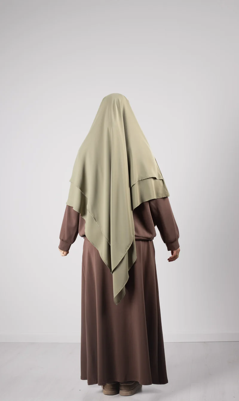 Double Diamond KHIMAR MEDINI Seide – Pistazie