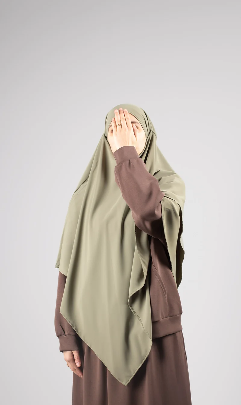 Double Diamond KHIMAR MEDINI Seide – Pistazie