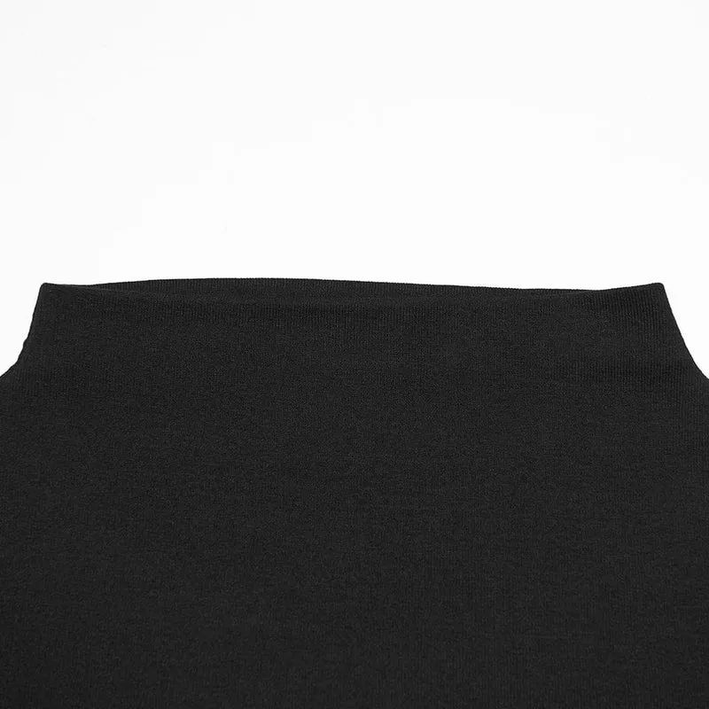 Punk-Cape für Damen in Übergröße, einfarbig