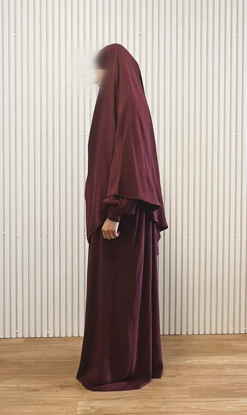 Lyocell Diamond Tie-B Khimar