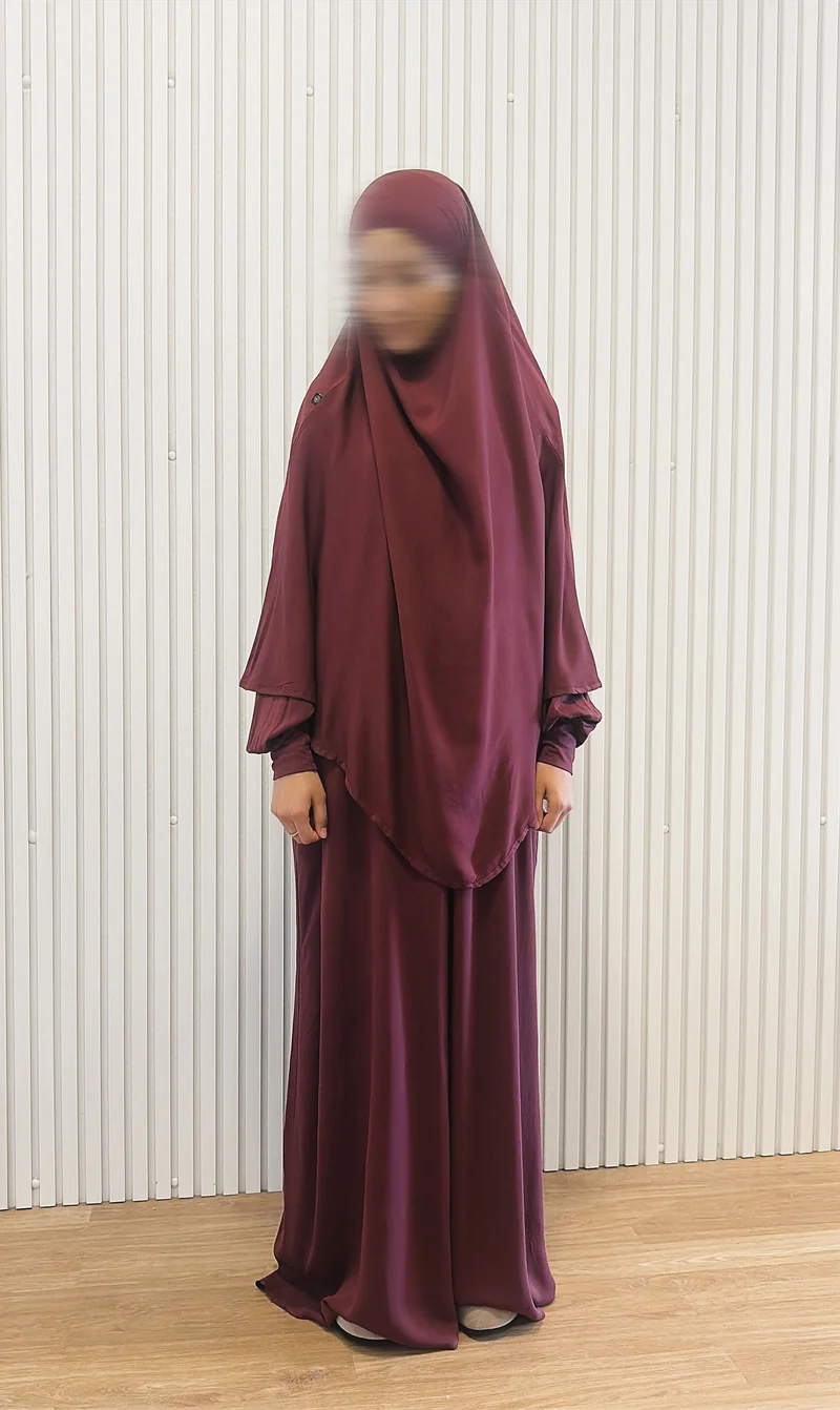 Lyocell Diamond Tie-B Khimar