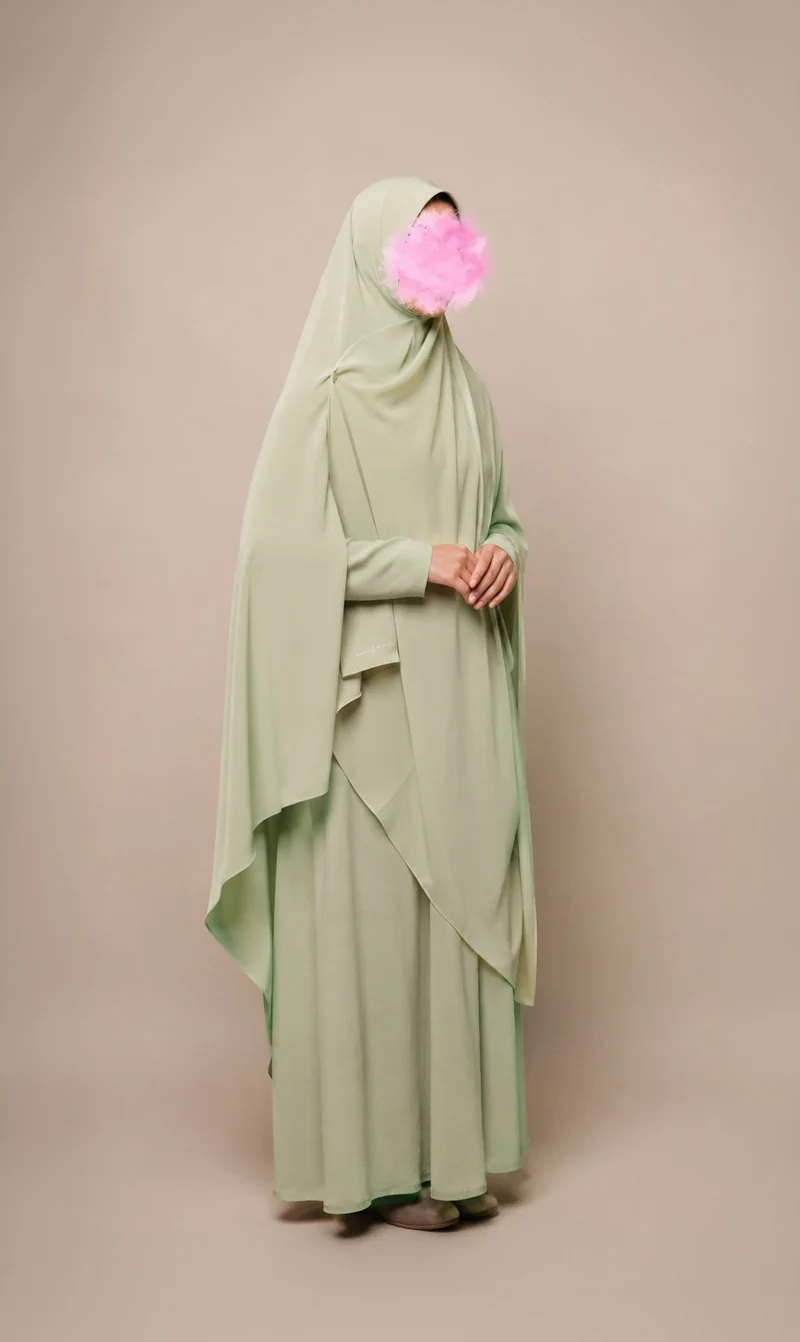 Anisah Stretch Hijaab 125*200 – Pistazien