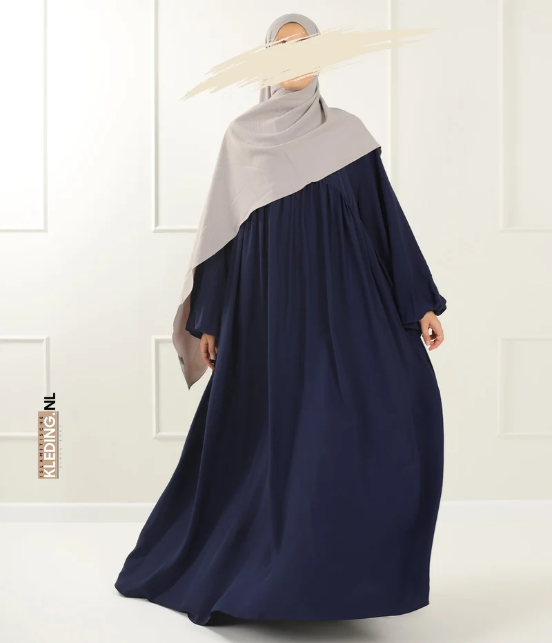 Jilbab Soumaya Ballonhülle – Marineblau