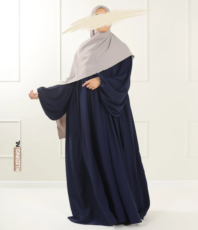 Jilbab Soumaya Ballonhülle – Marineblau