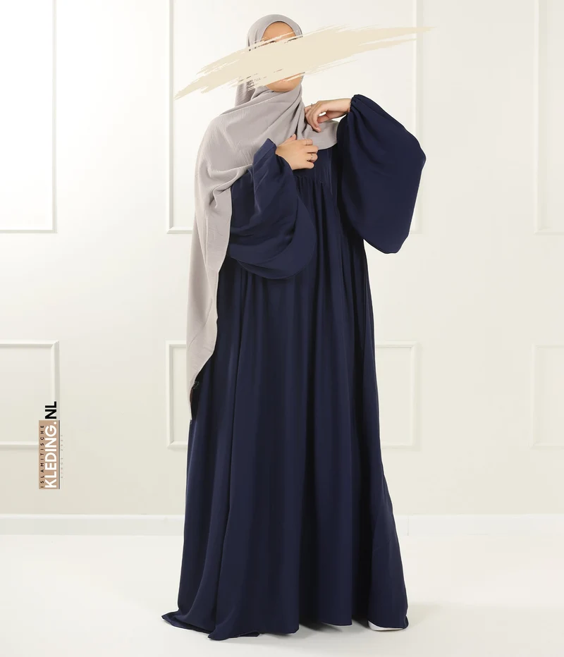 Jilbab Soumaya Ballonhülle – Marineblau