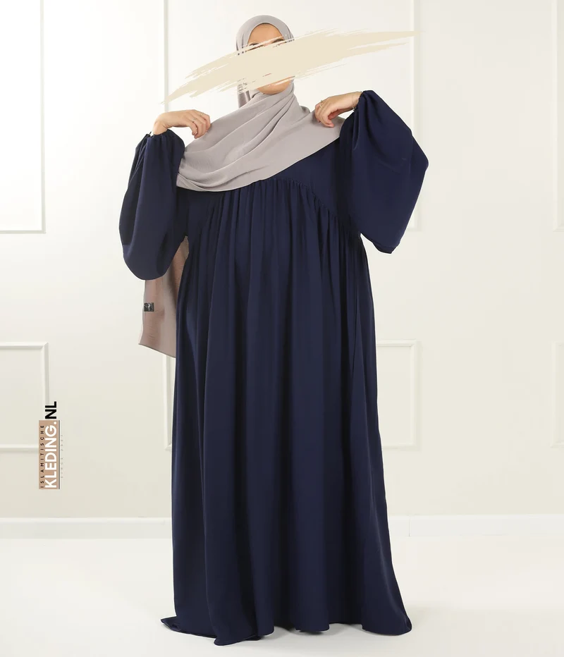 Jilbab Soumaya Ballonhülle – Marineblau