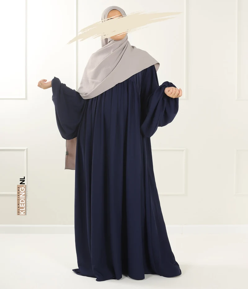 Jilbab Soumaya Ballonhülle – Marineblau