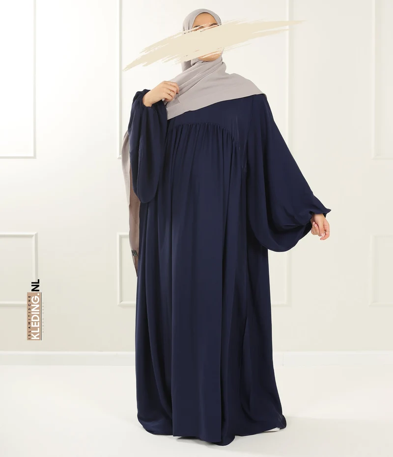 Jilbab Soumaya Ballonhülle – Marineblau