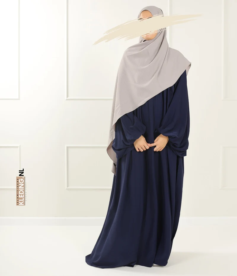 Jilbab Soumaya Ballonhülle – Marineblau