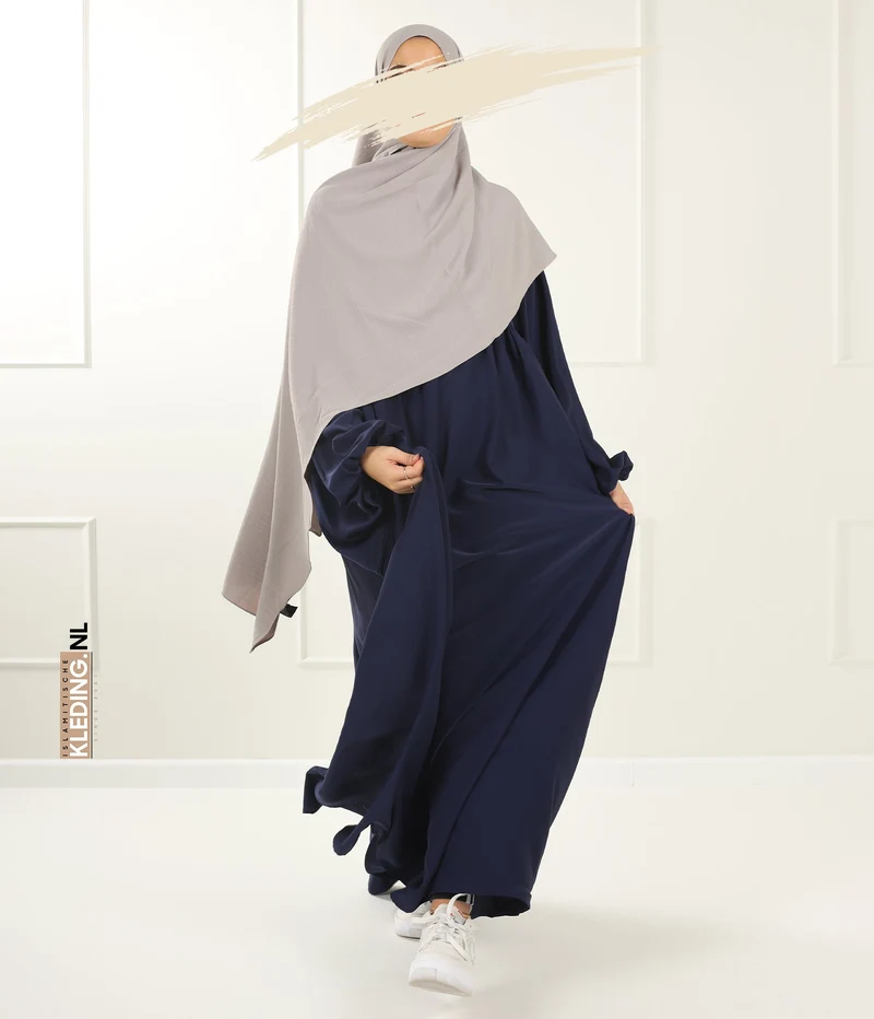 Jilbab Soumaya Ballonhülle – Marineblau