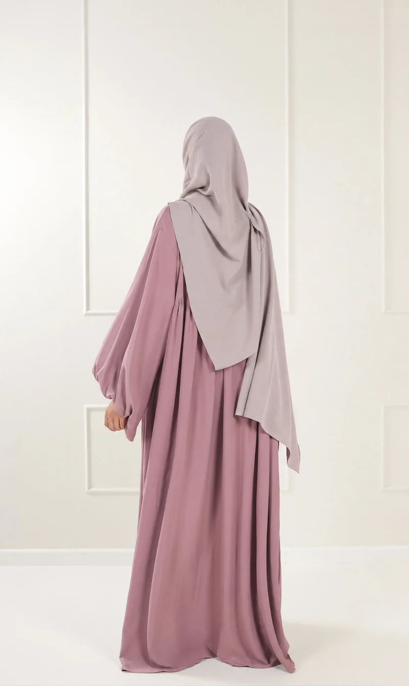Jilbab Soumaya Ballonhülle - Vintage Rose